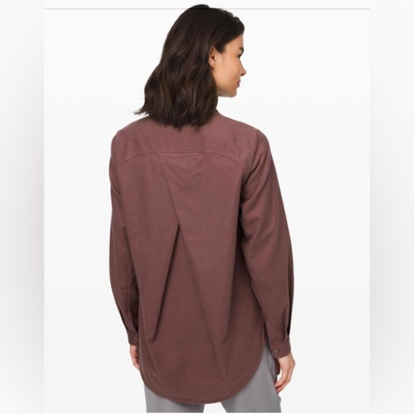 lululemon athletica Tops - Lululemon Full Day Ahead Shirt Size 4